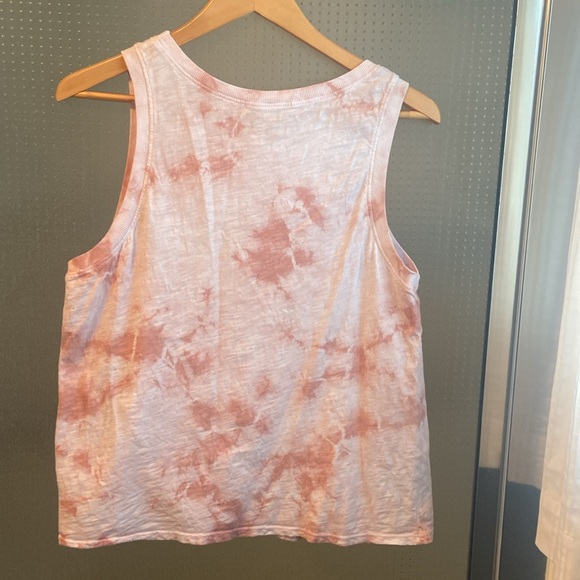 Eri + Ali pink camo cotton tank top - Picture 2 of 4